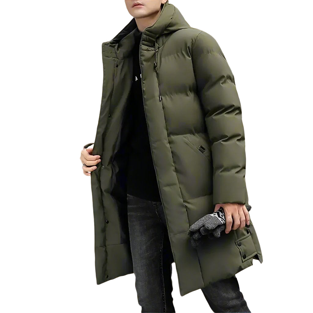 Veste Longue Imperméable pour Homme Moderne Urbain 0