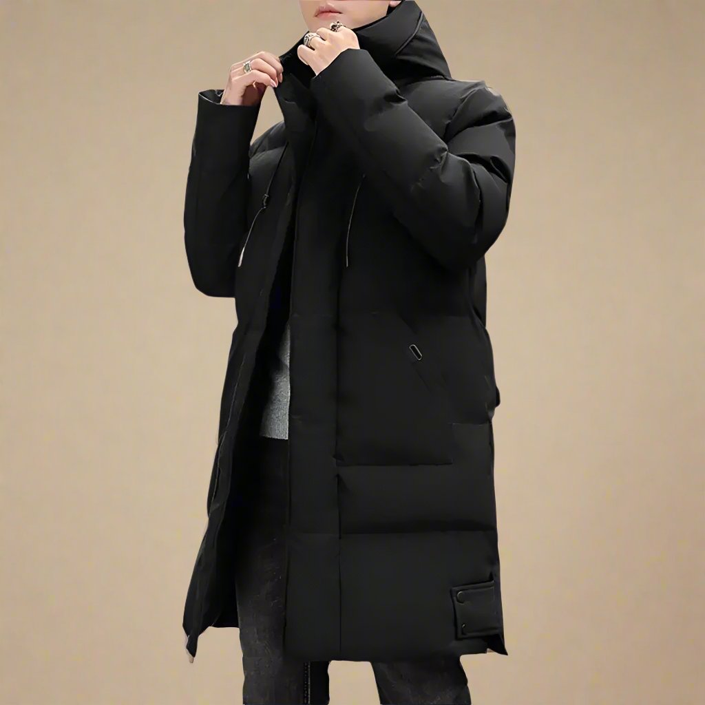 Veste Longue Imperméable pour Homme Moderne Urbain 1