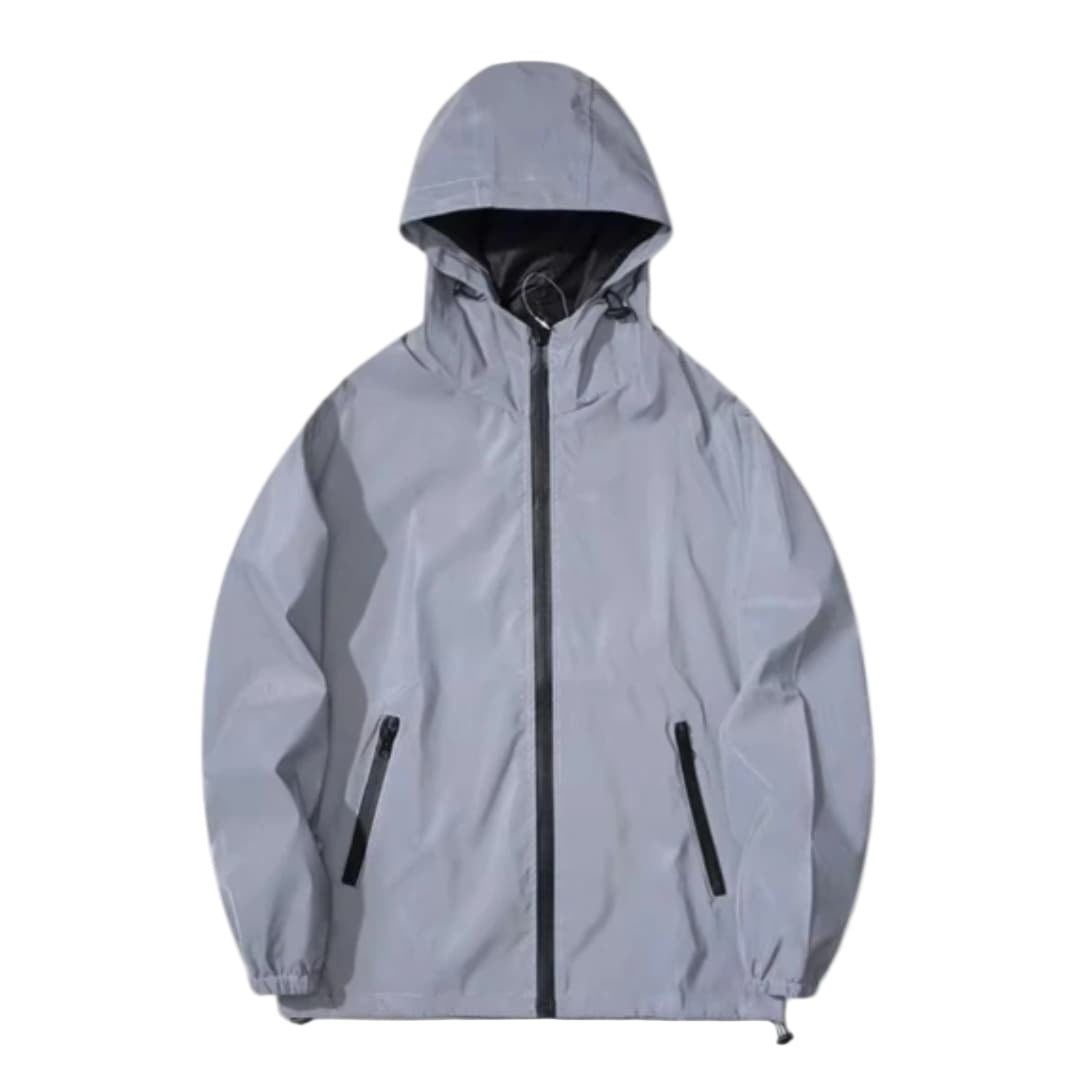 Veste Masculine Softshell avec Capuche et Détails Réfléchissants 0