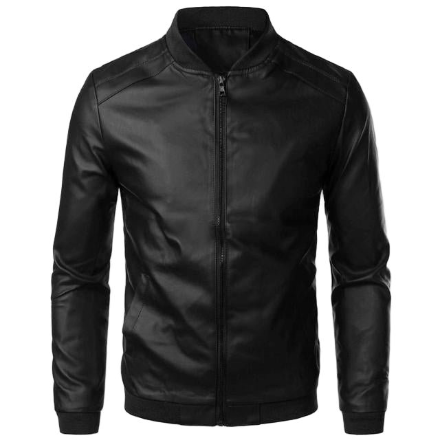 Veste Masculine en Cuir au Design Moderne 0