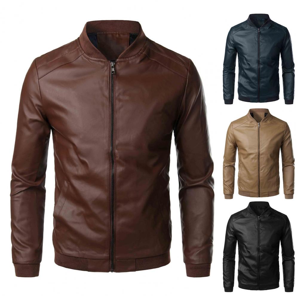 Veste Masculine en Cuir au Design Moderne 2