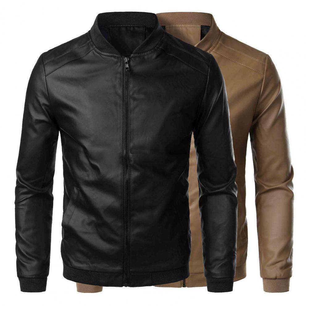 Veste Masculine en Cuir au Design Moderne 3