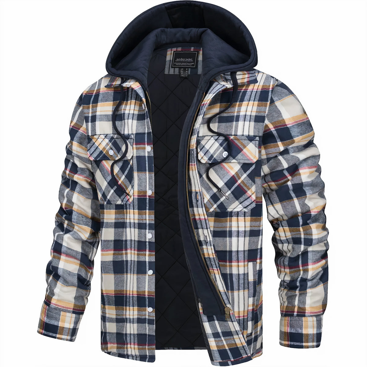 Veste Matelassée à Carreaux pour Homme 2