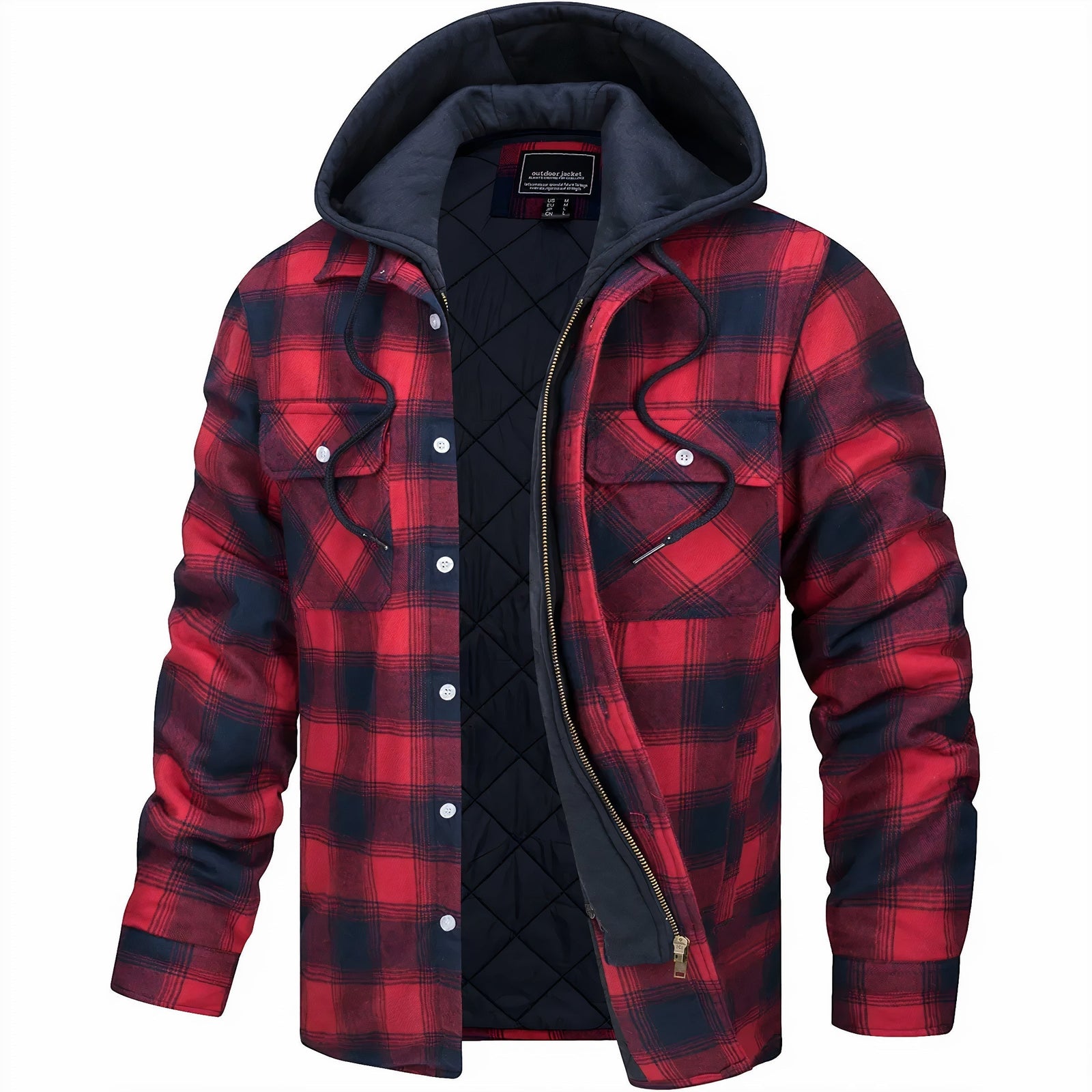 Veste Matelassée à Carreaux pour Homme 3