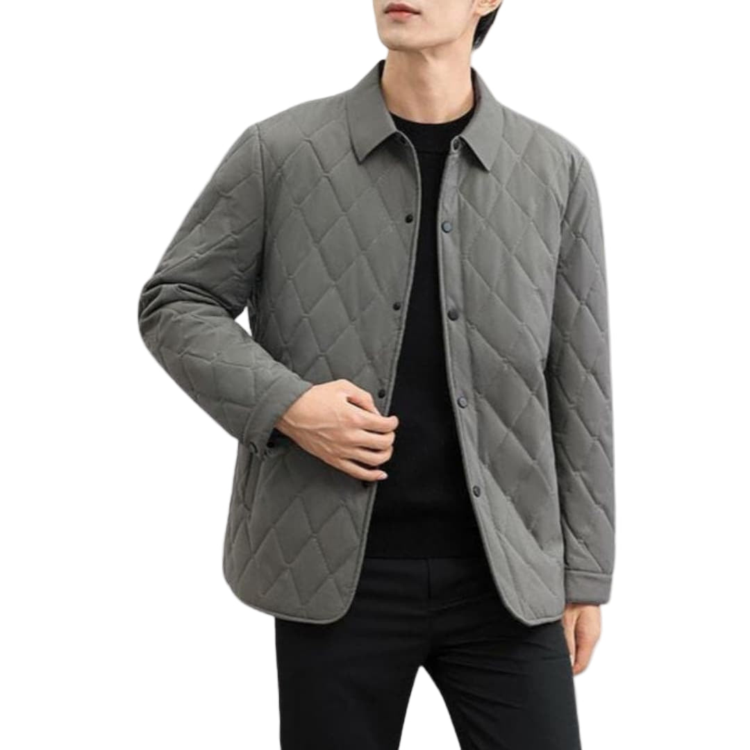 Veste Matelassée pour Hommes au Design Structuré 0