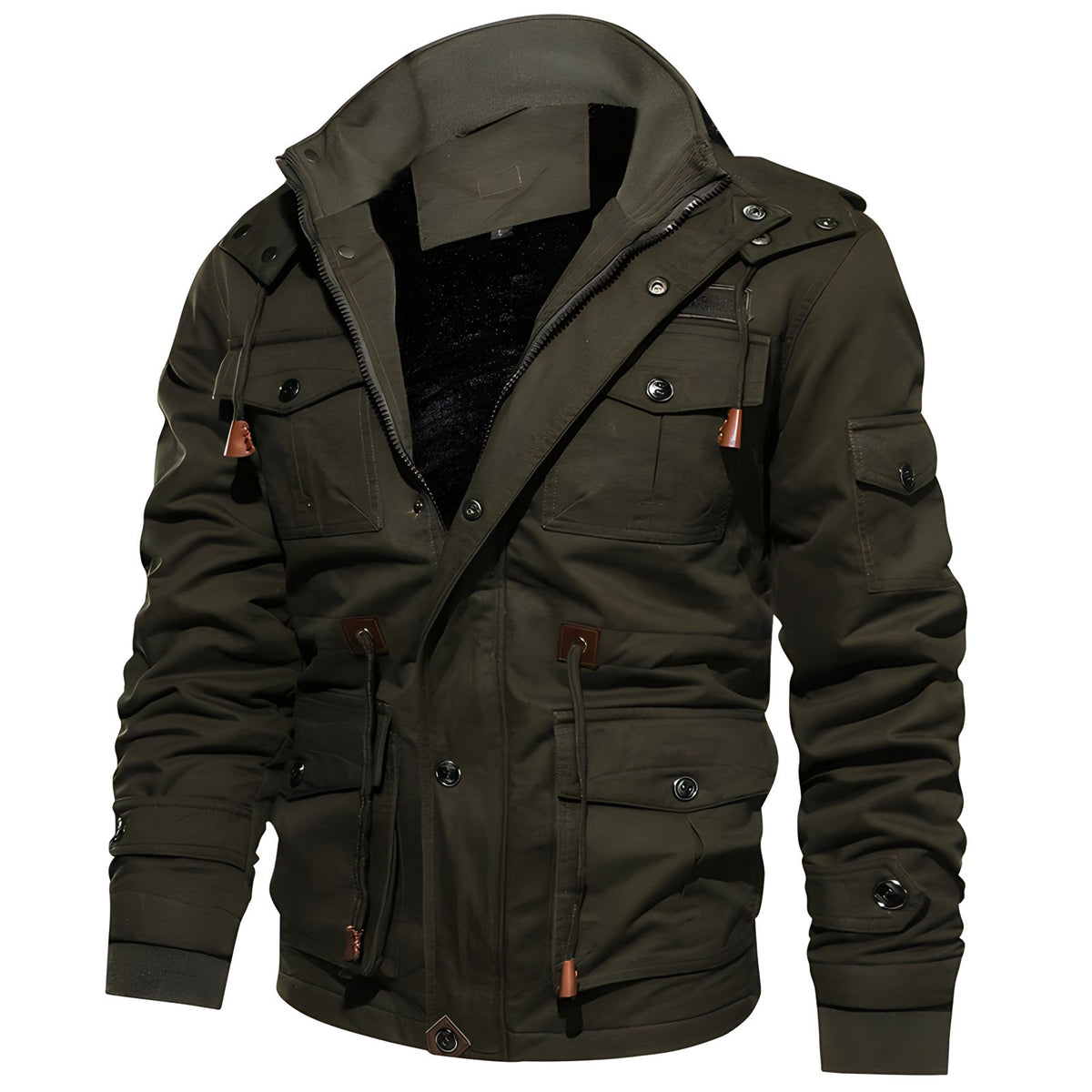Veste Militaire Homme avec Poches Multiples 1