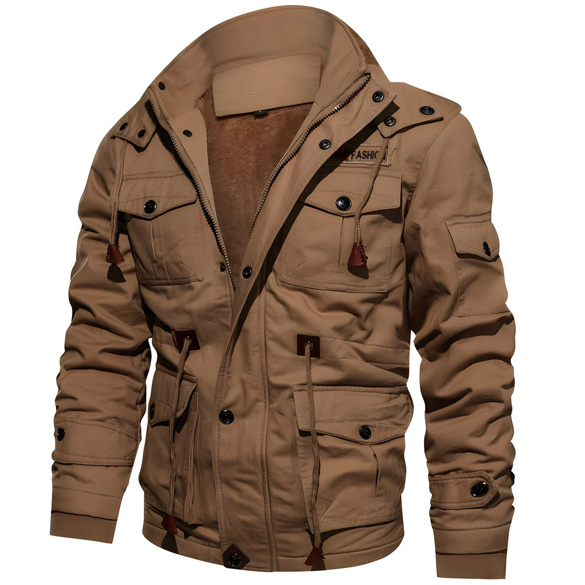 Veste Militaire Homme avec Poches Multiples 3