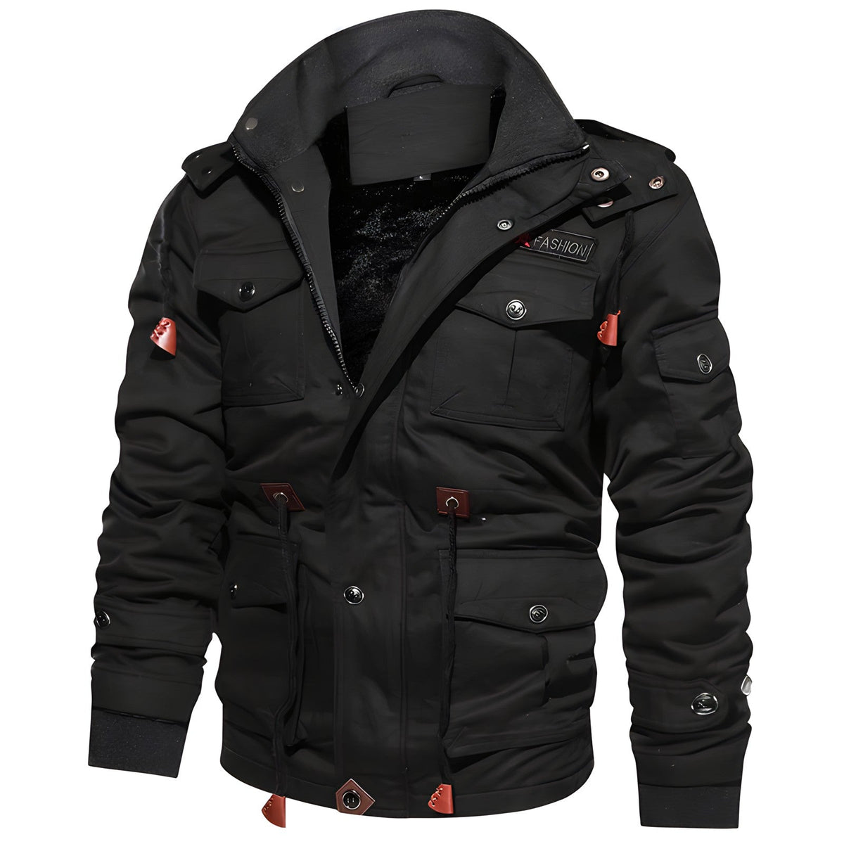 Veste Militaire Homme avec Poches Multiples 5