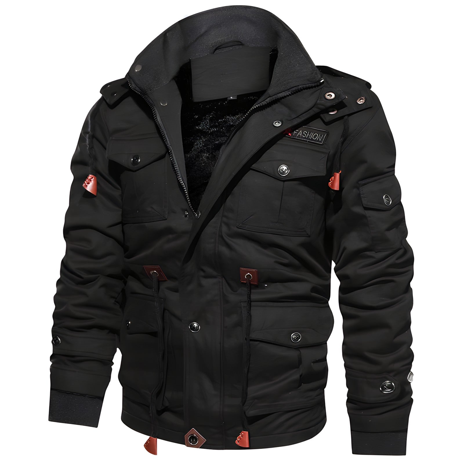 Veste Militaire Homme avec Poches Multiples 5