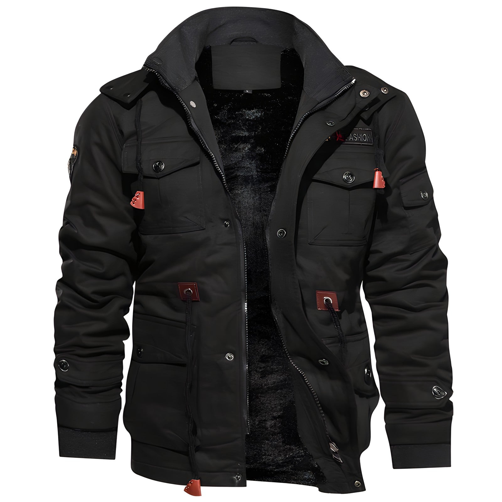 Veste Militaire Homme avec Poches Multiples 9