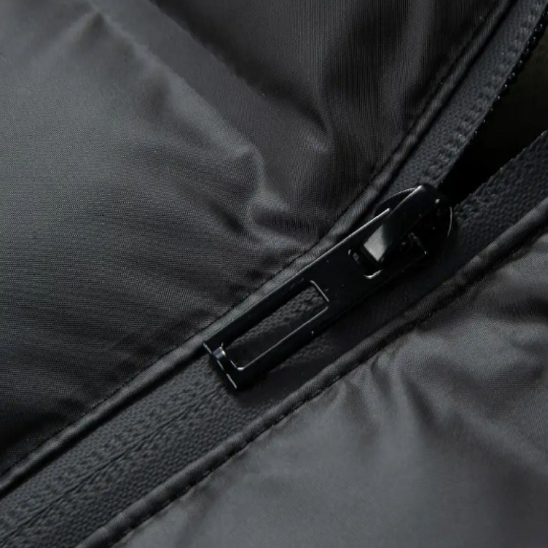 Veste Pilote d'Hiver pour Homme avec Col Amovible 5