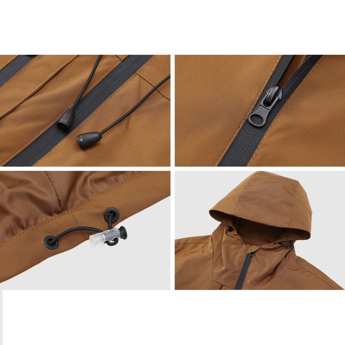 Veste Randonnée Imperméable Respirante Homme Avec Capuche 8