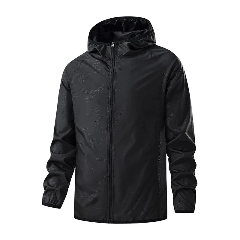 Veste Randonnée Imperméable Respirante Homme Polyester UPF 40+ 0
