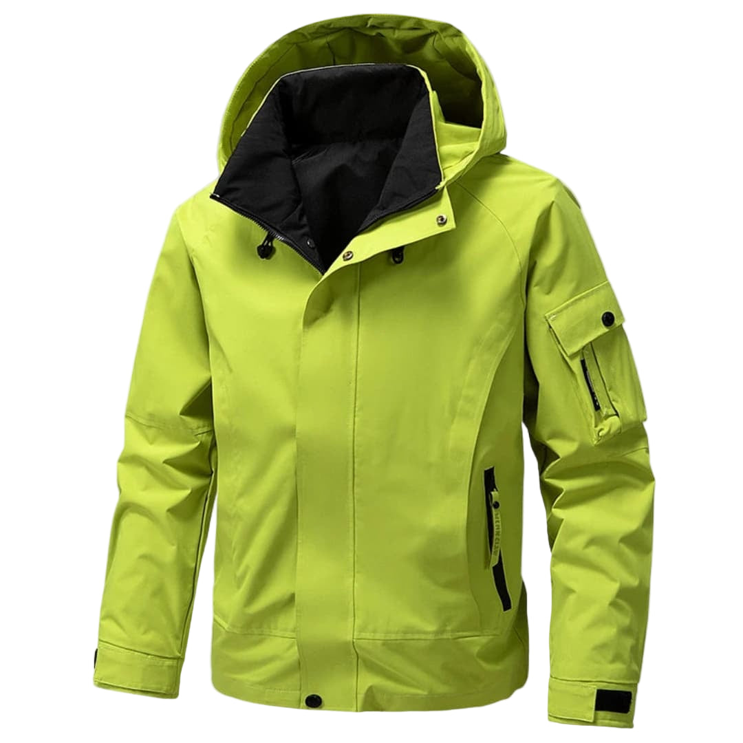 Veste Softshell Homme avec Capuche et Poches Pratiques 0