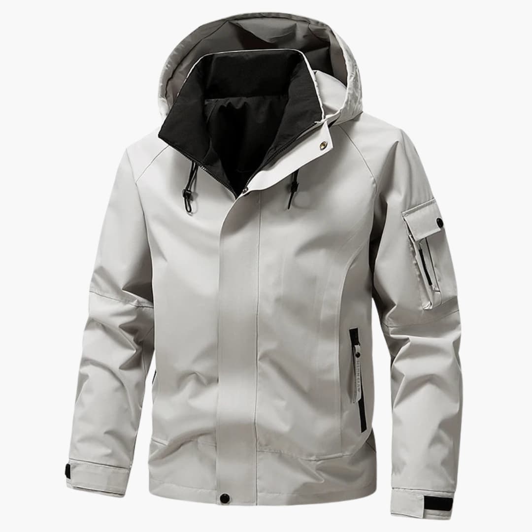 Veste Softshell Homme avec Capuche et Poches Pratiques 1
