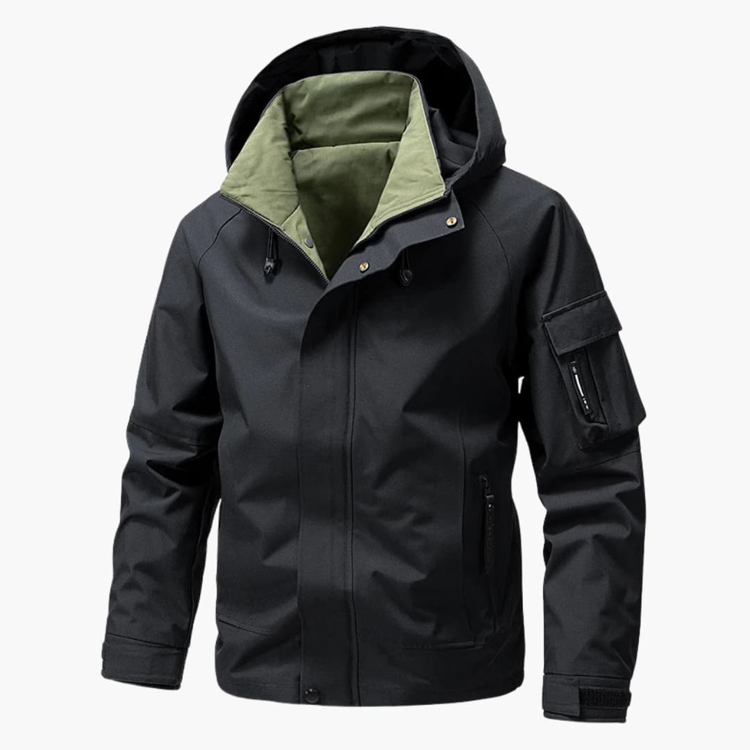 Veste Softshell Homme avec Capuche et Poches Pratiques 3