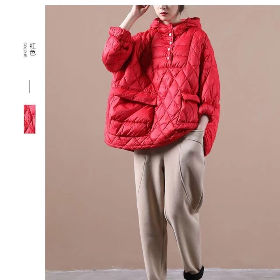 Veste à Capuche Femme Grande Taille Orange 6