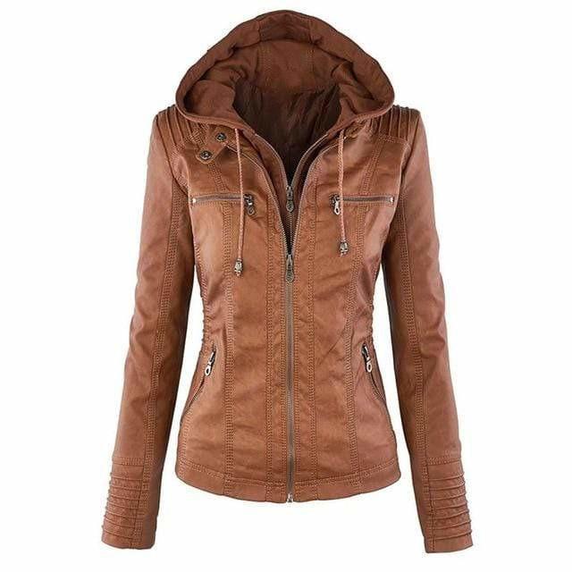 Veste à Capuche Gothique en Matériau Synthétique 0