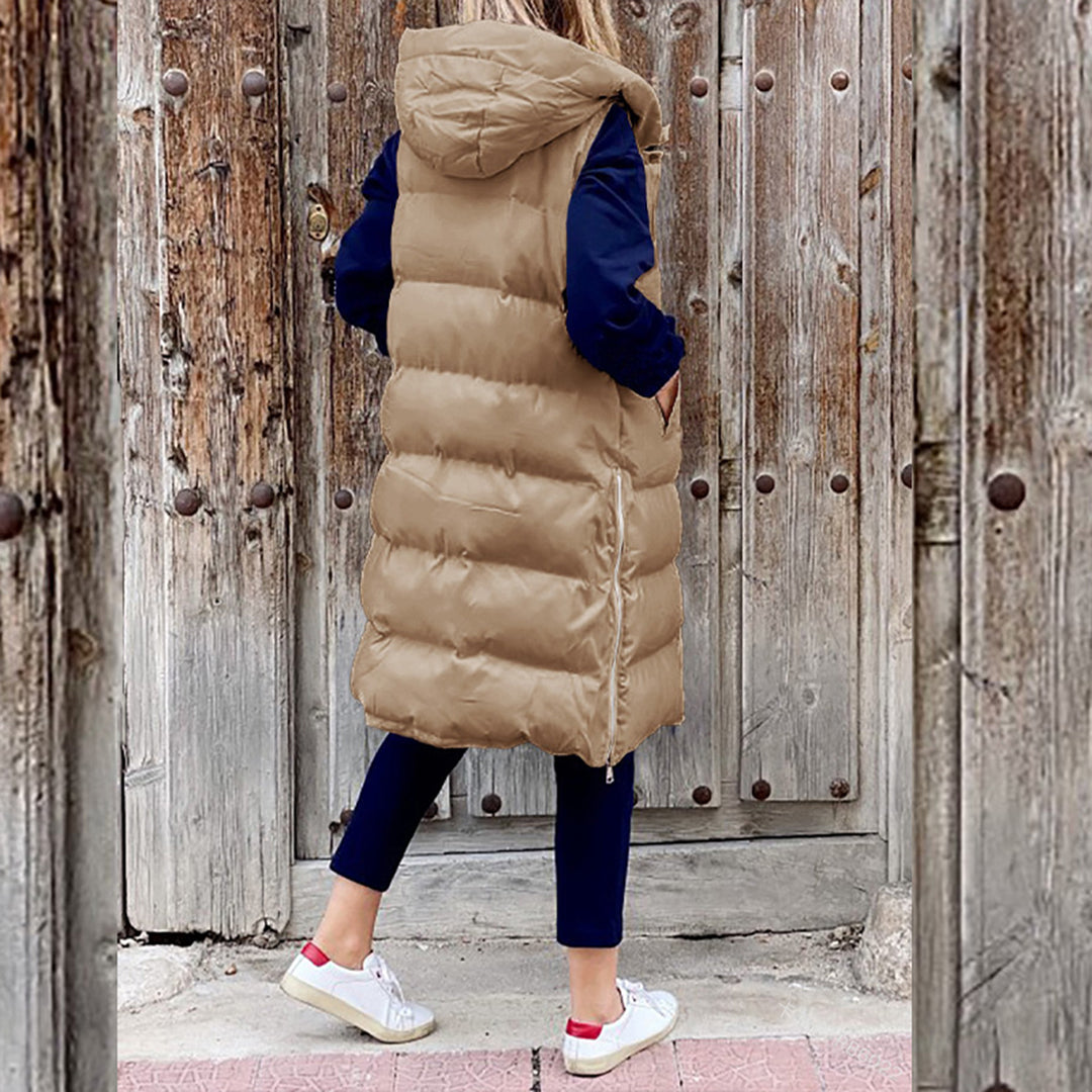 Veste d'Automne Sans Manches pour Femme Chic 2