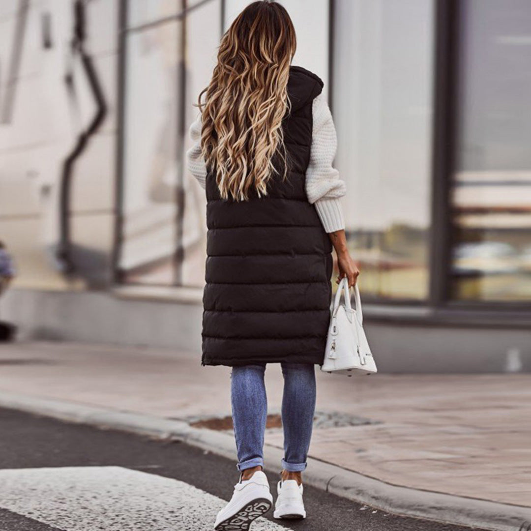 Veste d'Automne Sans Manches pour Femme Chic 7
