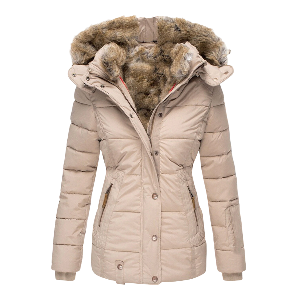Veste d'Hiver Femme Doublée en Peluche 0
