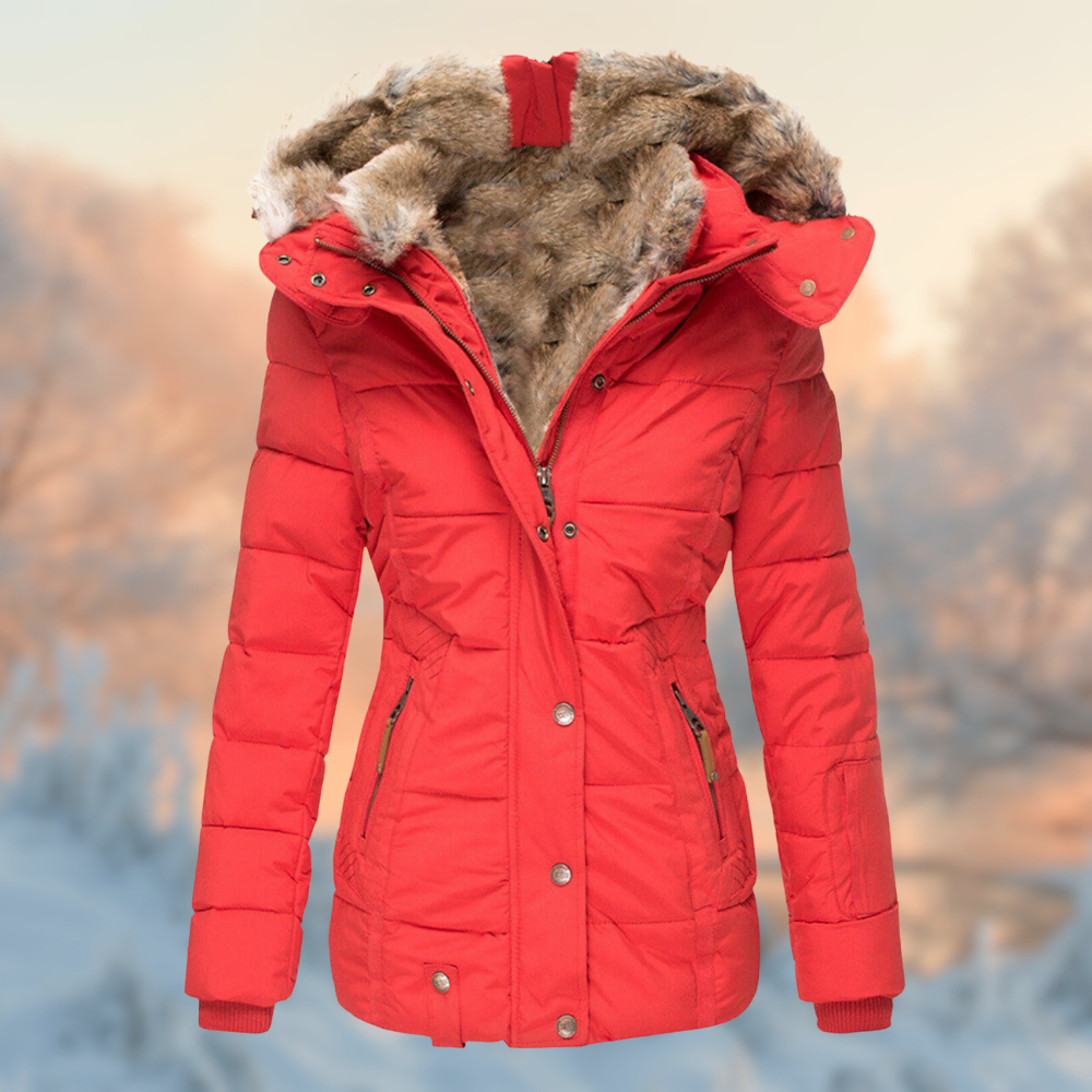 Veste d'Hiver Femme Doublée en Peluche 4