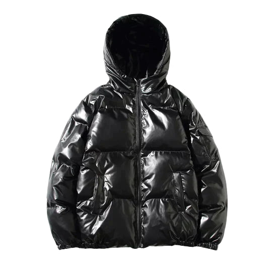 Veste d'Hiver Puffer pour Hommes avec Protection Contre le Vent 0
