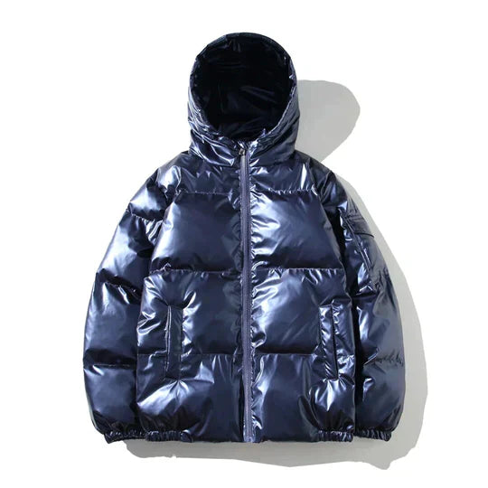 Veste d'Hiver Puffer pour Hommes avec Protection Contre le Vent 2
