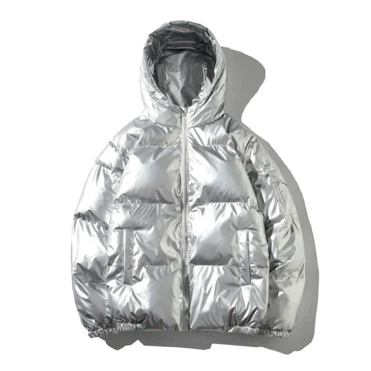 Veste d'Hiver Puffer pour Hommes avec Protection Contre le Vent 4