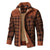 Veste d'Hiver pour Hommes Bomber à Carreaux Doublée Sherpa 0