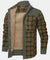 Veste d'Hiver pour Hommes Bomber à Carreaux Doublée Sherpa 7