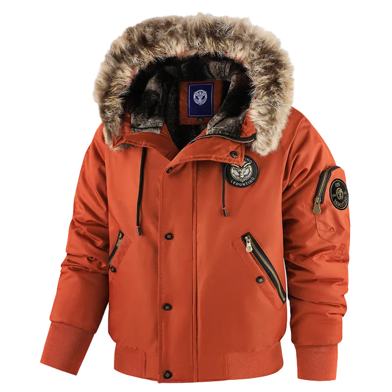 Veste d'hiver Bomber pour Hommes avec Capuche 0