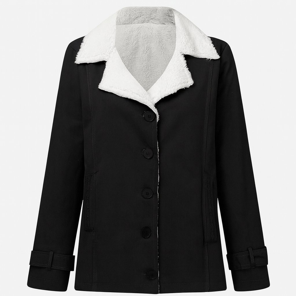 Veste d'hiver Femme à Revers Crantés 2