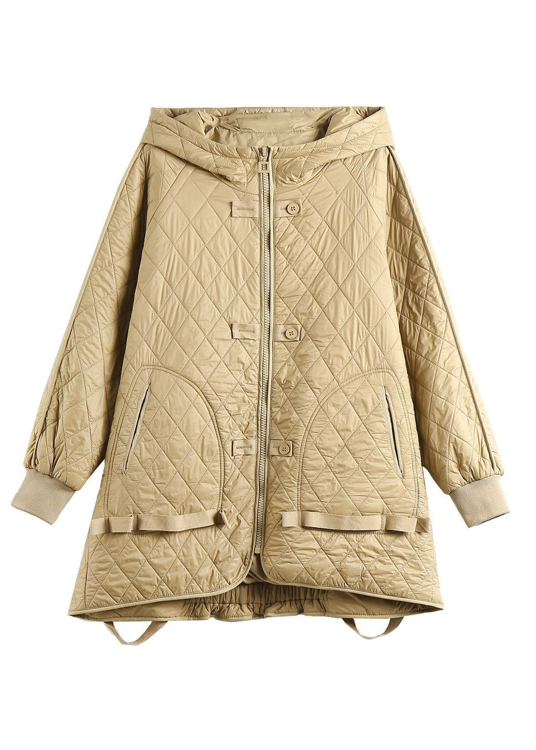 Veste d'hiver à capuche pour femme avec fermeture éclair 4