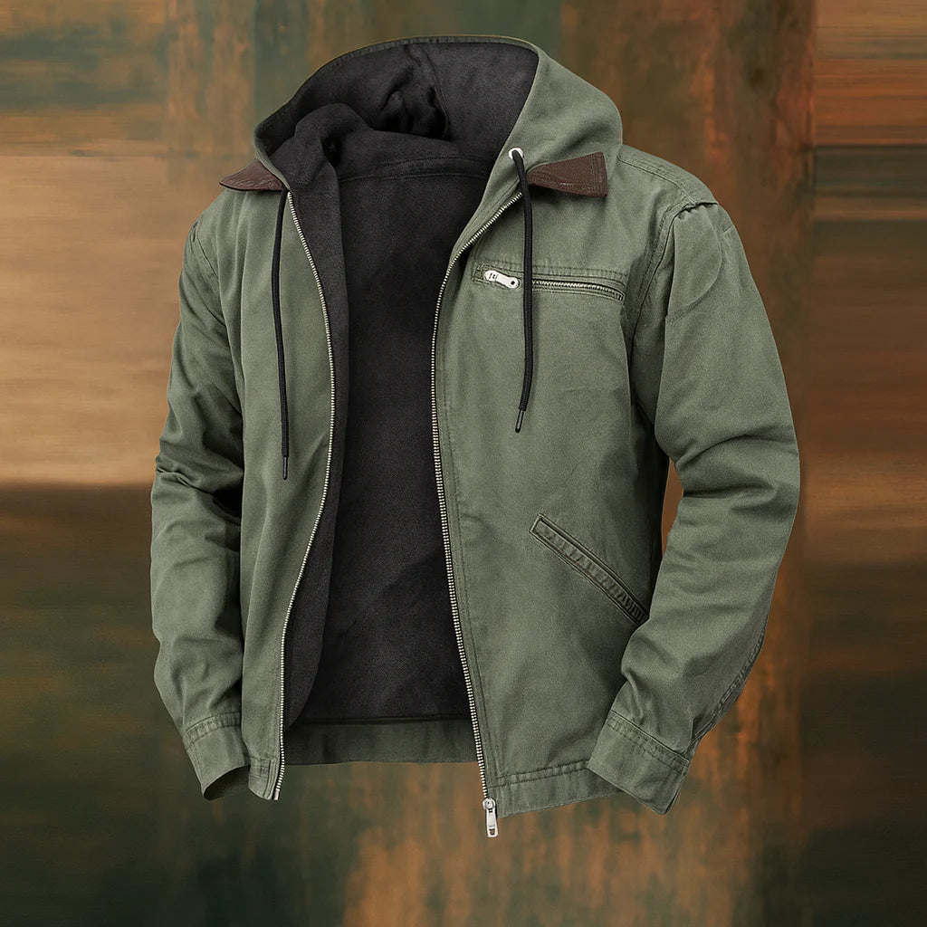 Veste d'hiver à capuche pour homme, style moderne, idéale pour les activités de plein air. 3