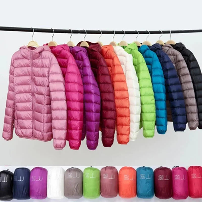 Veste d'hiver légère pour femmes avec capuche 3