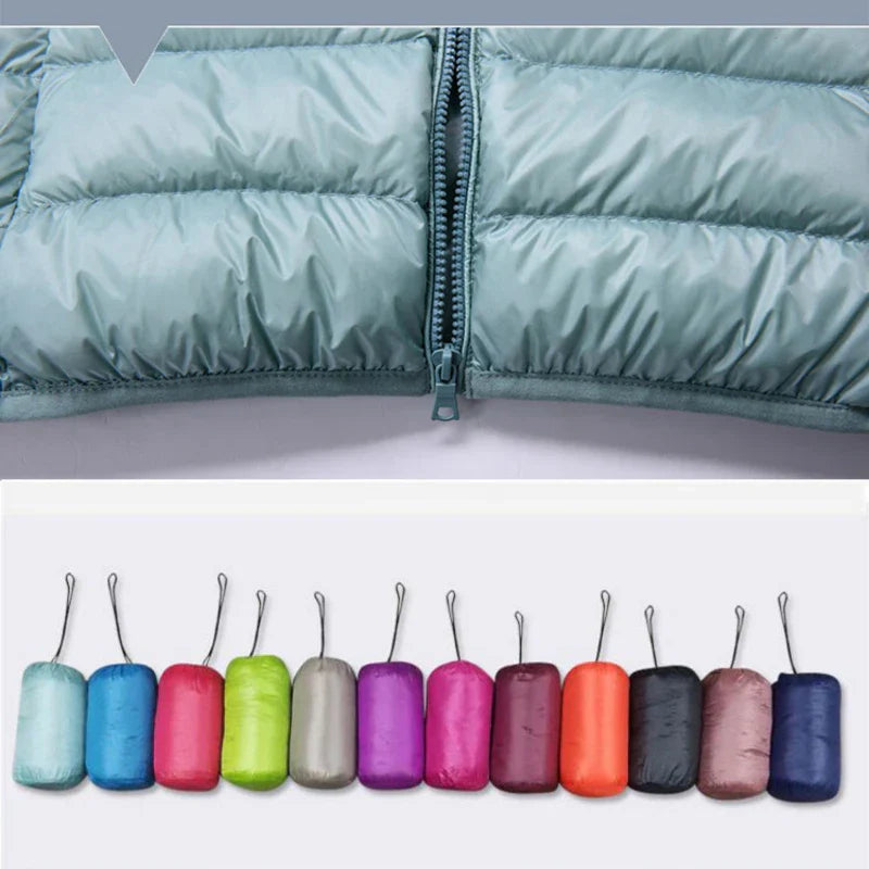 Veste d'hiver légère pour femmes avec capuche 5