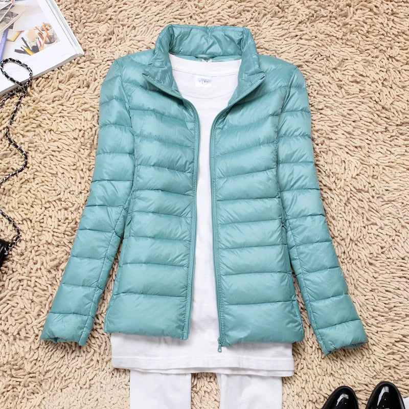 Veste d'hiver légère pour femmes avec capuche 9