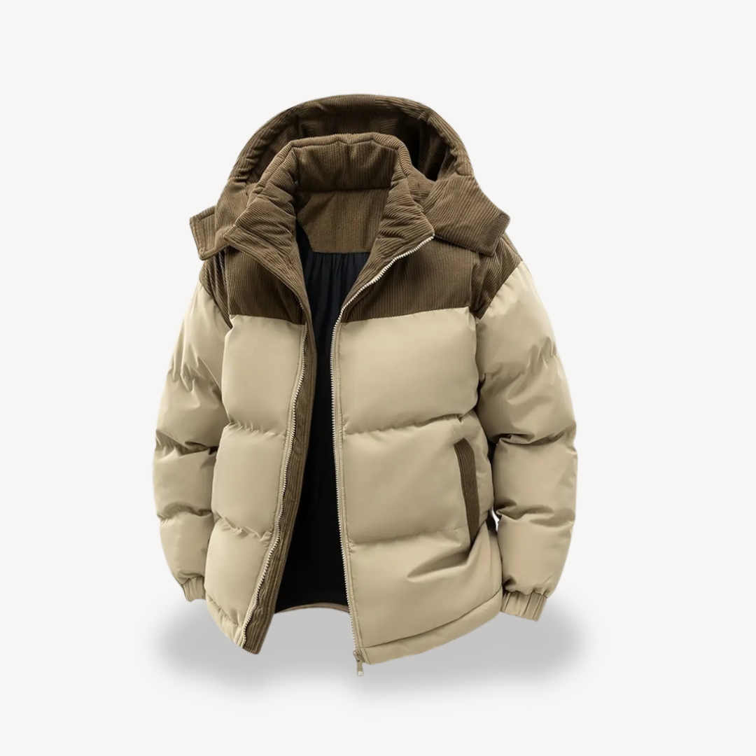 Veste d'hiver pour hommes à capuche moderne 2