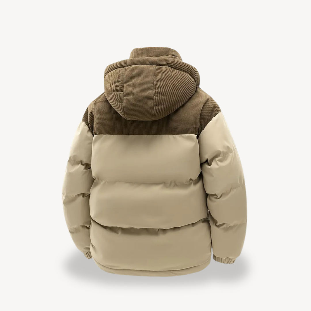 Veste d'hiver pour hommes à capuche moderne 6