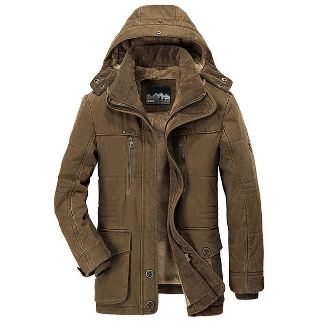 Veste d'hiver pour hommes confortable et chaude 1