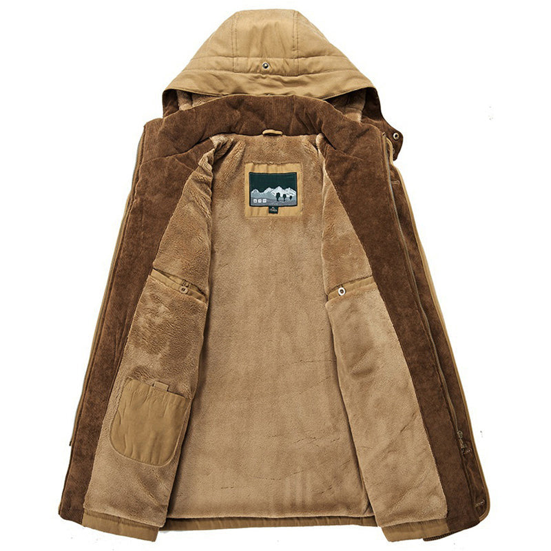Veste d'hiver pour hommes confortable et chaude 5