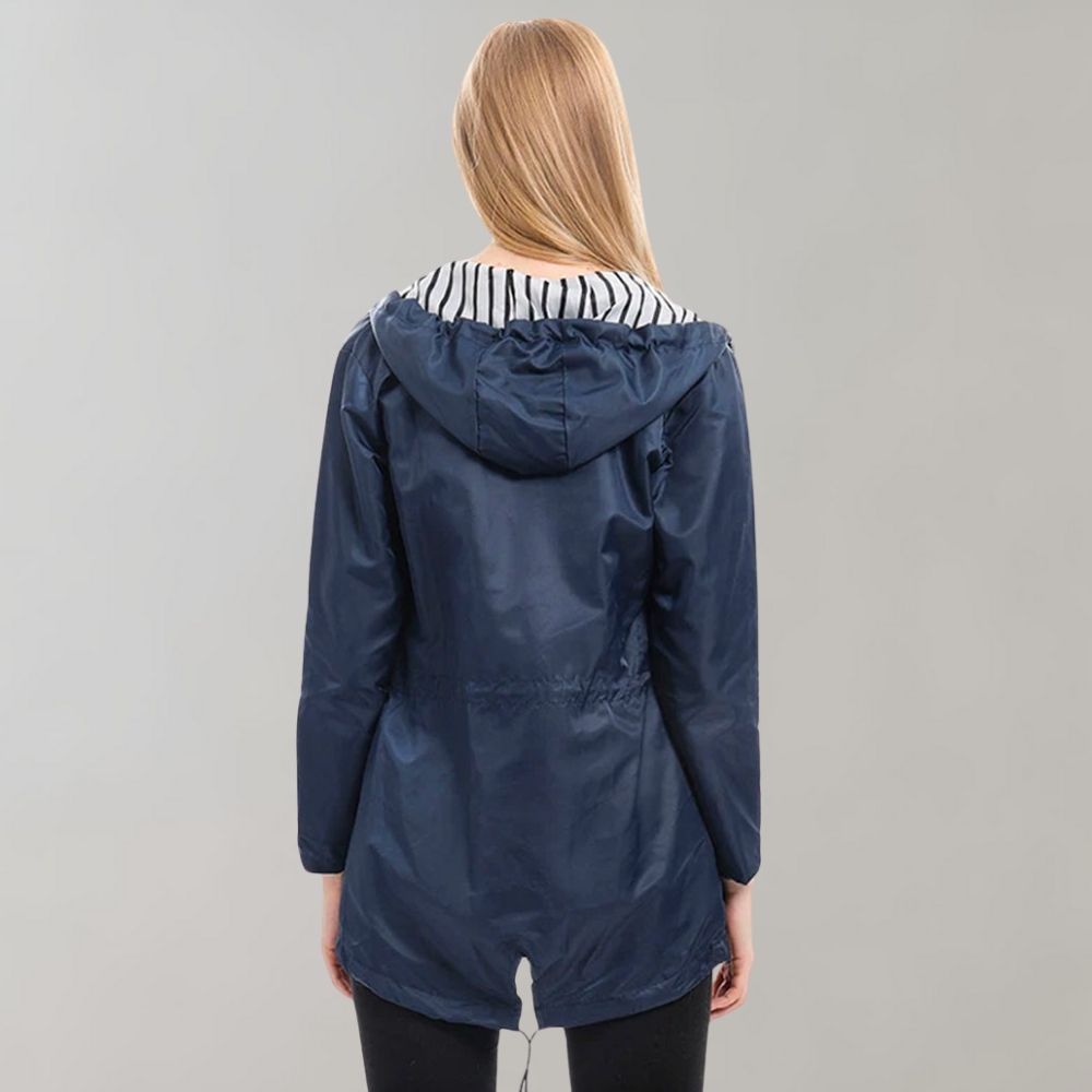Veste de Pluie Longue pour Femmes avec Capuche 3