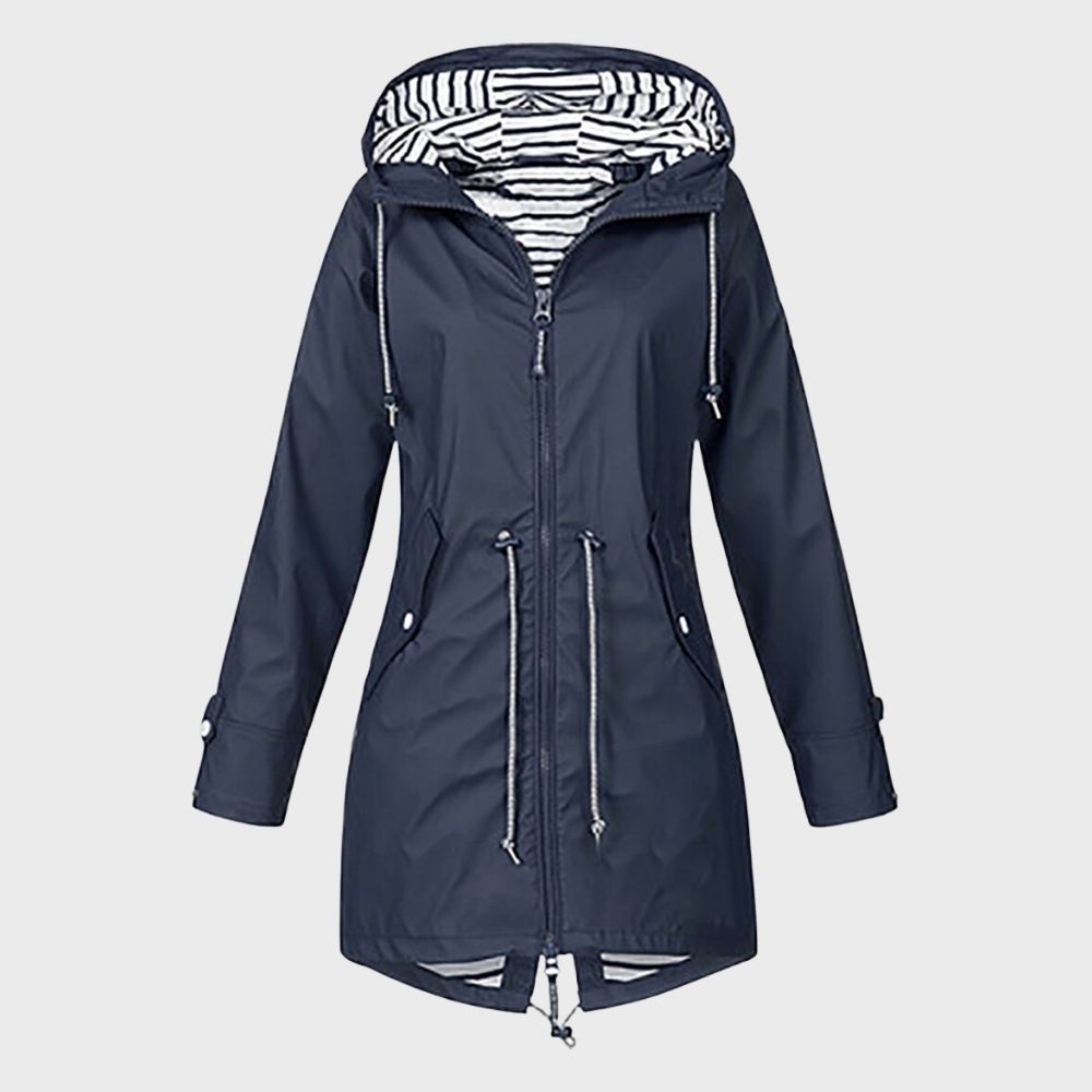 Veste de Pluie Longue pour Femmes avec Capuche 5