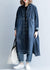 Veste en Jean Femme à Ouverture Latérale Décontractée 1