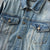 Veste en Jean Homme Ajustée en Denim Royal 2