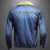 Veste en Jean Homme Style Milano Contemporain Ajusté 4