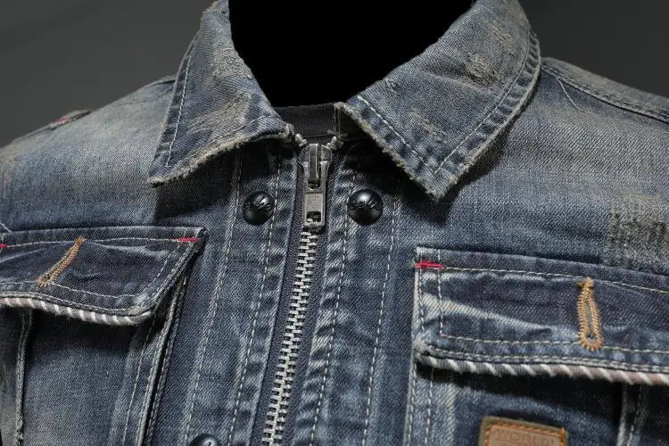 Veste en Jean Rétro pour Femme 4