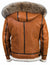 Veste en Peau de Mouton avec Capuche en Fourrure 3