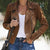 Veste en Suède Vintage pour Femme Style Cowboy